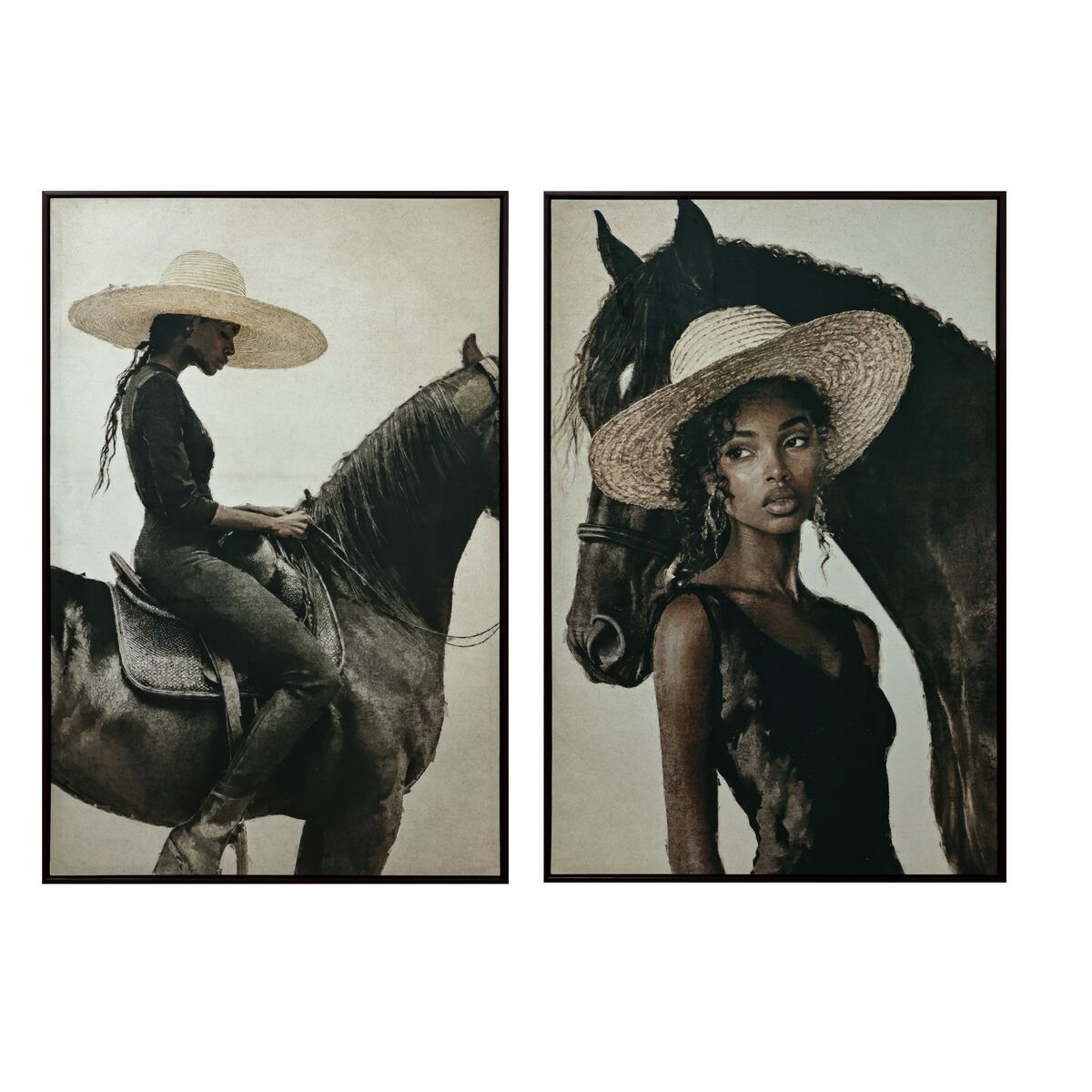 Cuadro Home ESPRIT Terciopelo Poliestireno 83 x 4 x 123 cm