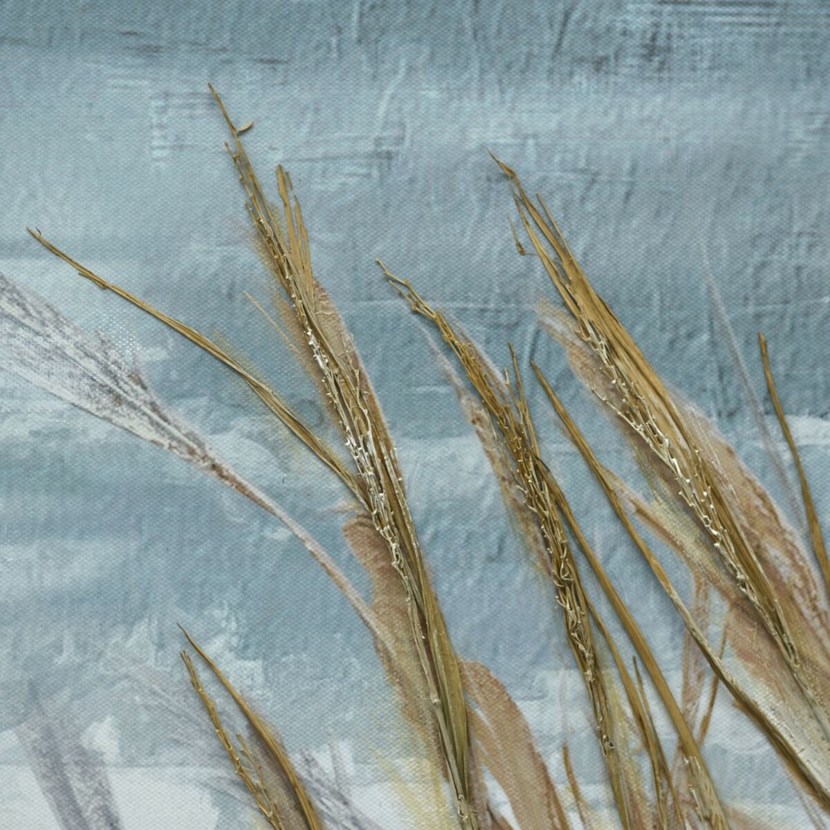 Lienzo Home ESPRIT Azul Blanco Mediterráneo Gaviota 140 x 3,7 x 70 cm (2 Unidades)