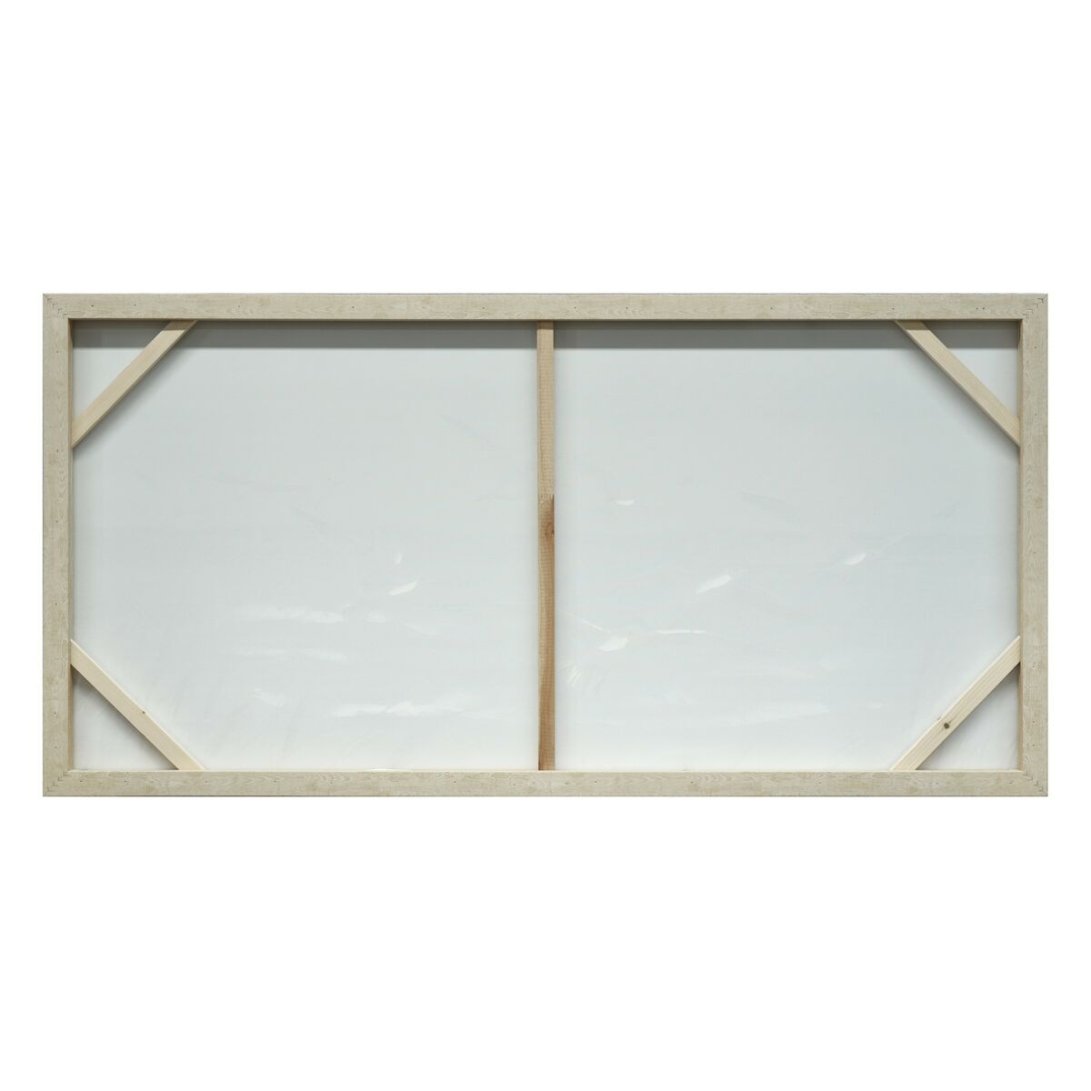 Lienzo Home ESPRIT Azul Blanco Mediterráneo Gaviota 140 x 3,7 x 70 cm (2 Unidades)