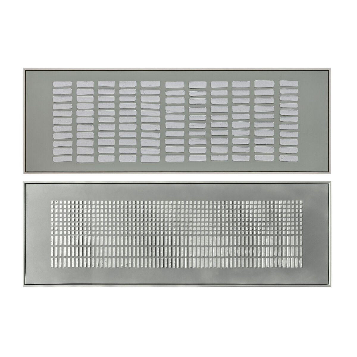 Lienzo Home ESPRIT Blanco Verde Moderno Urbano 183 X 4 X 63 CM (2 Unidades)