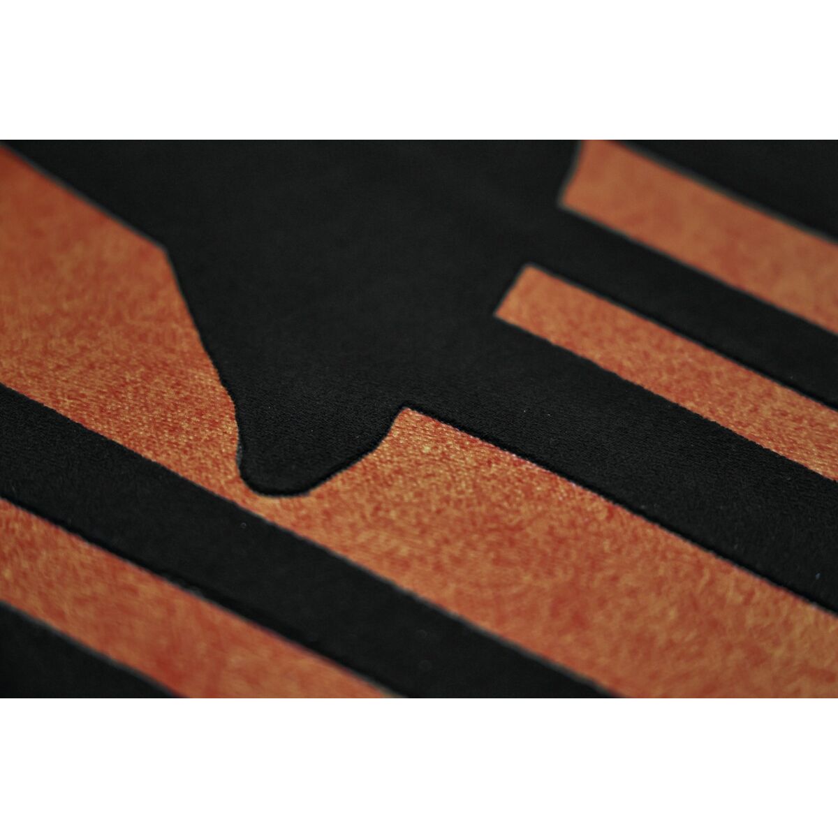 Lienzo Home ESPRIT Negro Rojo Urbano 83 x 4 x 123 cm (2 Unidades)