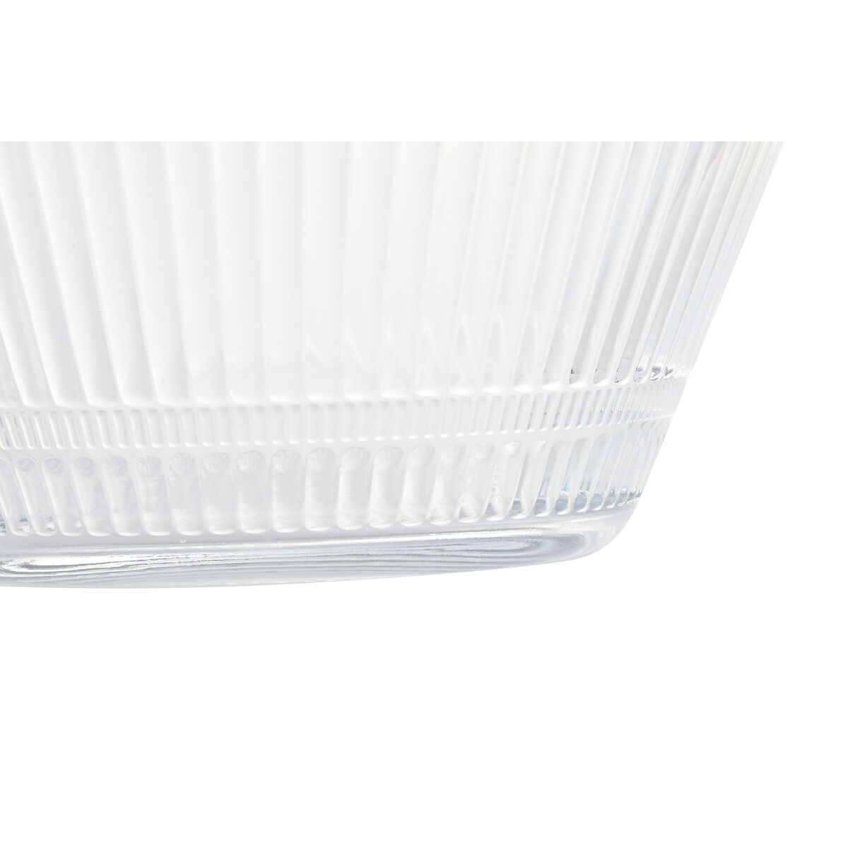 Ensaladera Home ESPRIT Transparente 22 x 22 x 9,5 cm