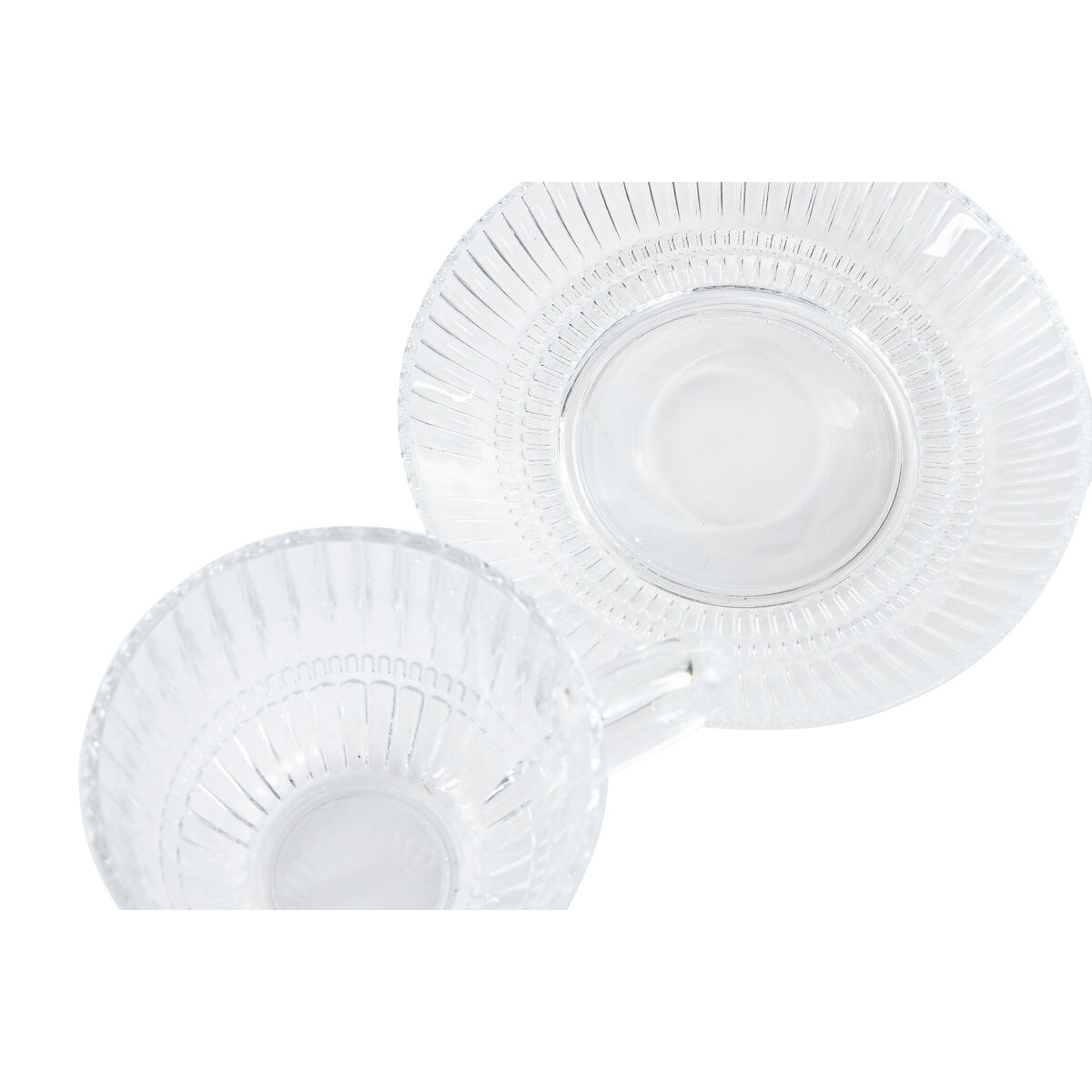 Juego de Tazas de Café Home ESPRIT Transparente 240 ml