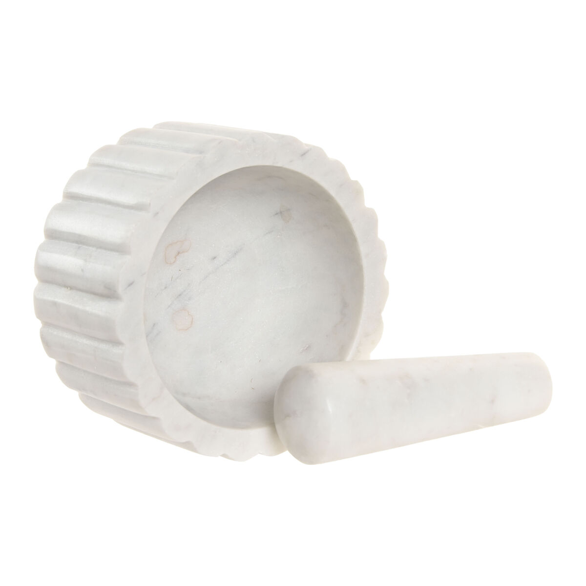 Mortero de cocina Home ESPRIT Mármol 12,5 x 12,5 x 7,5 cm