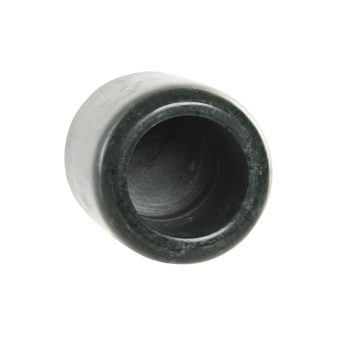 Portacepillos de Dientes Home ESPRIT Verde Mármol 7,5 x 7,5 x 10 cm