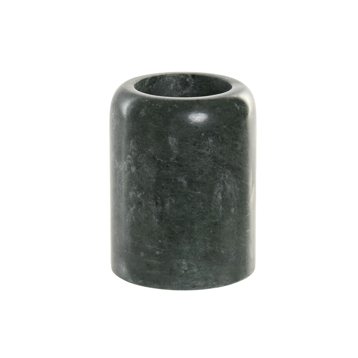 Portacepillos de Dientes Home ESPRIT Verde Mármol 7,5 x 7,5 x 10 cm