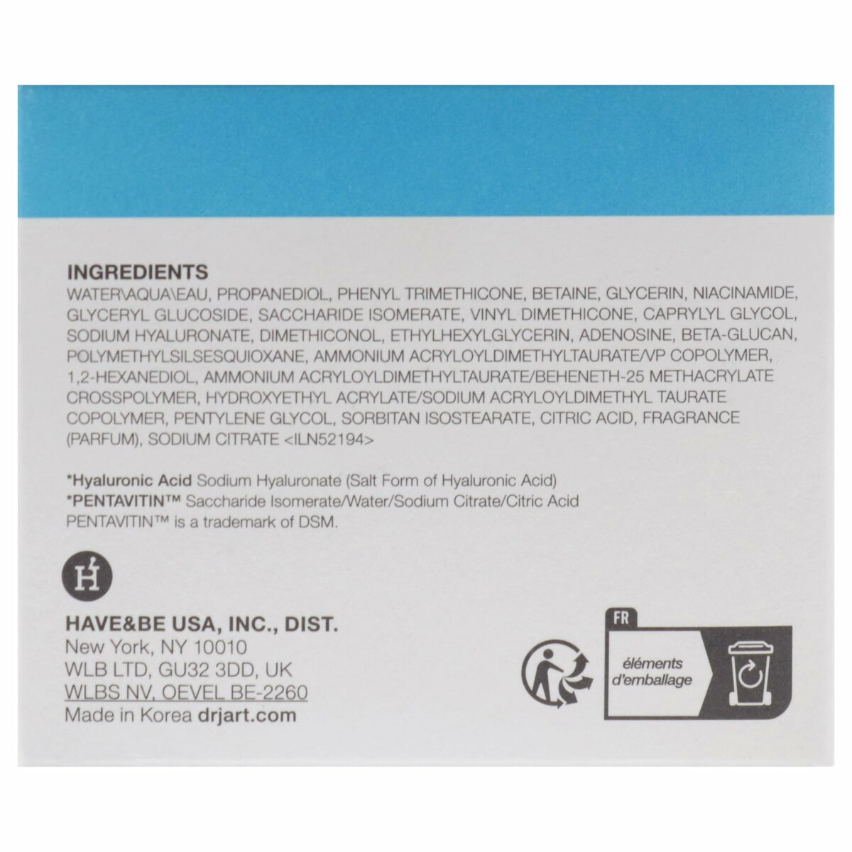 Crema Hidratante DR.JART+ VITAL HYDRA SOLUTION 50 ml