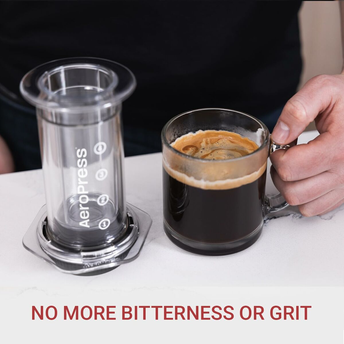 Cafetera Portátil Aeropress Clear Transparente Tritán 250 ml