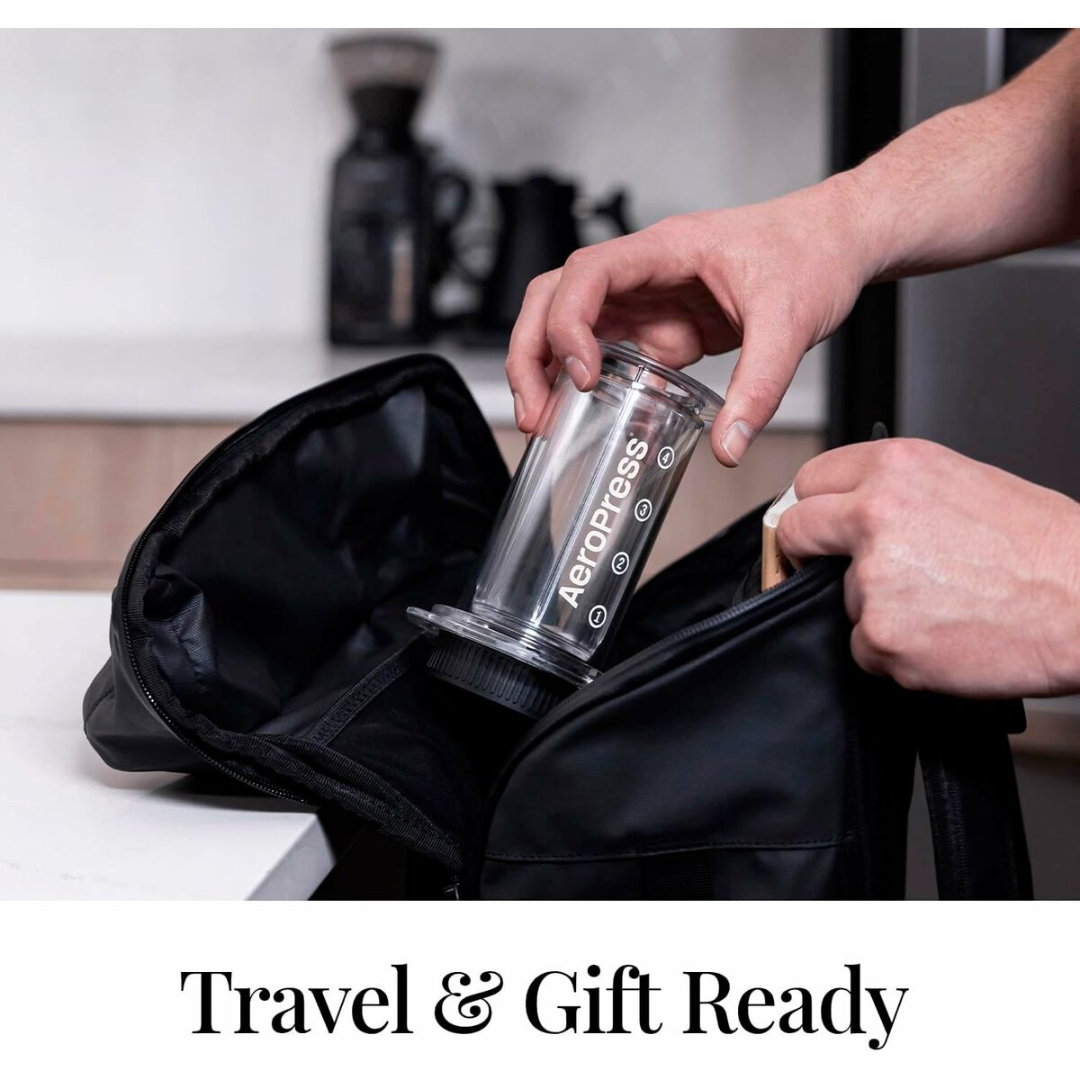 Cafetera Portátil Aeropress Clear Transparente Tritán 250 ml