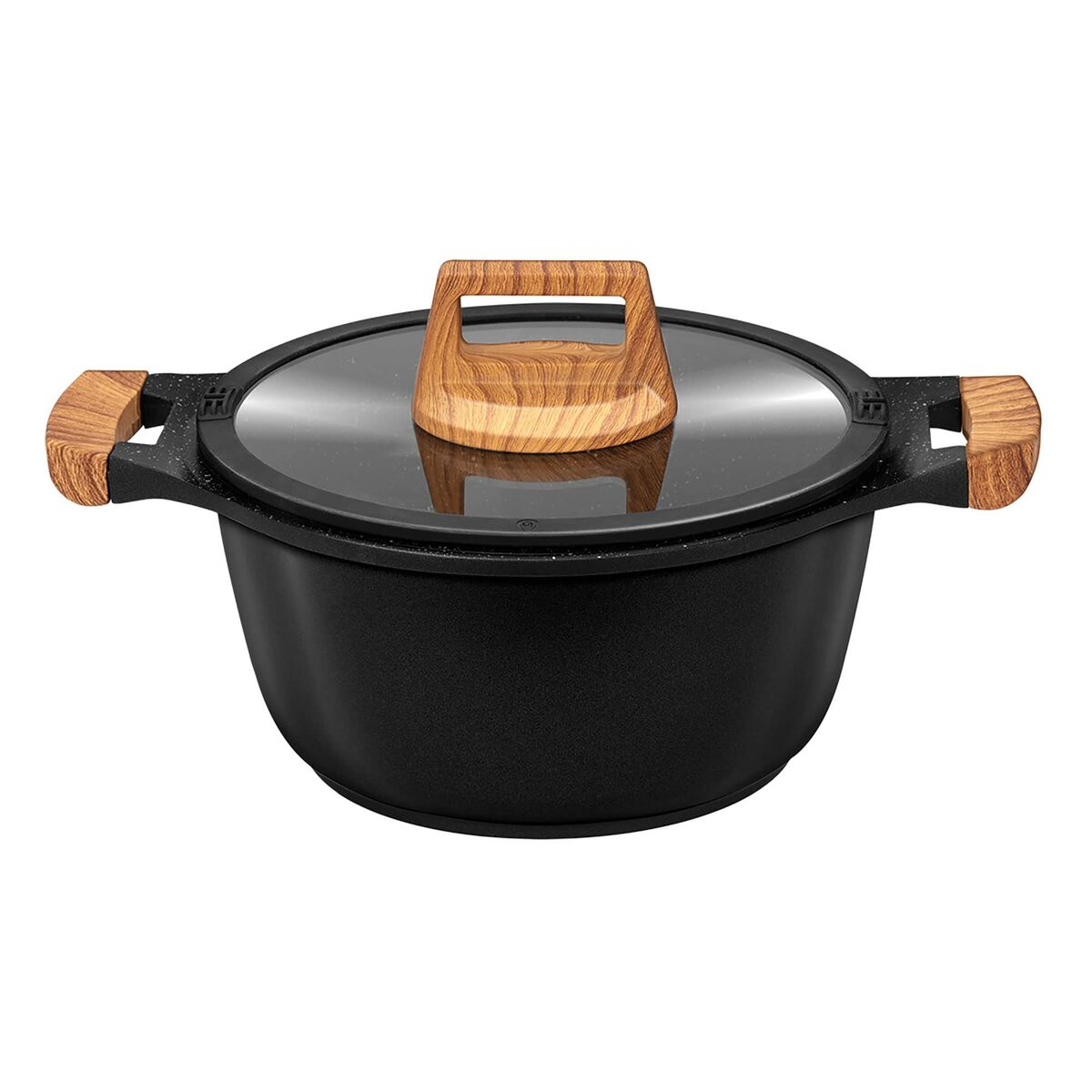 Batería de Cocina Smile MGK-23 Negro Madera 7 Piezas