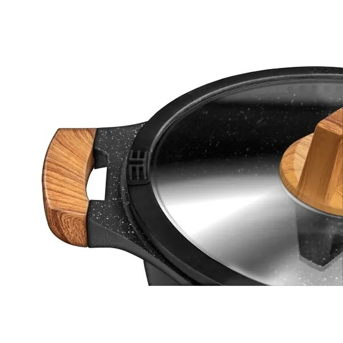 Batería de Cocina Smile MGK-23 Negro Madera 7 Piezas