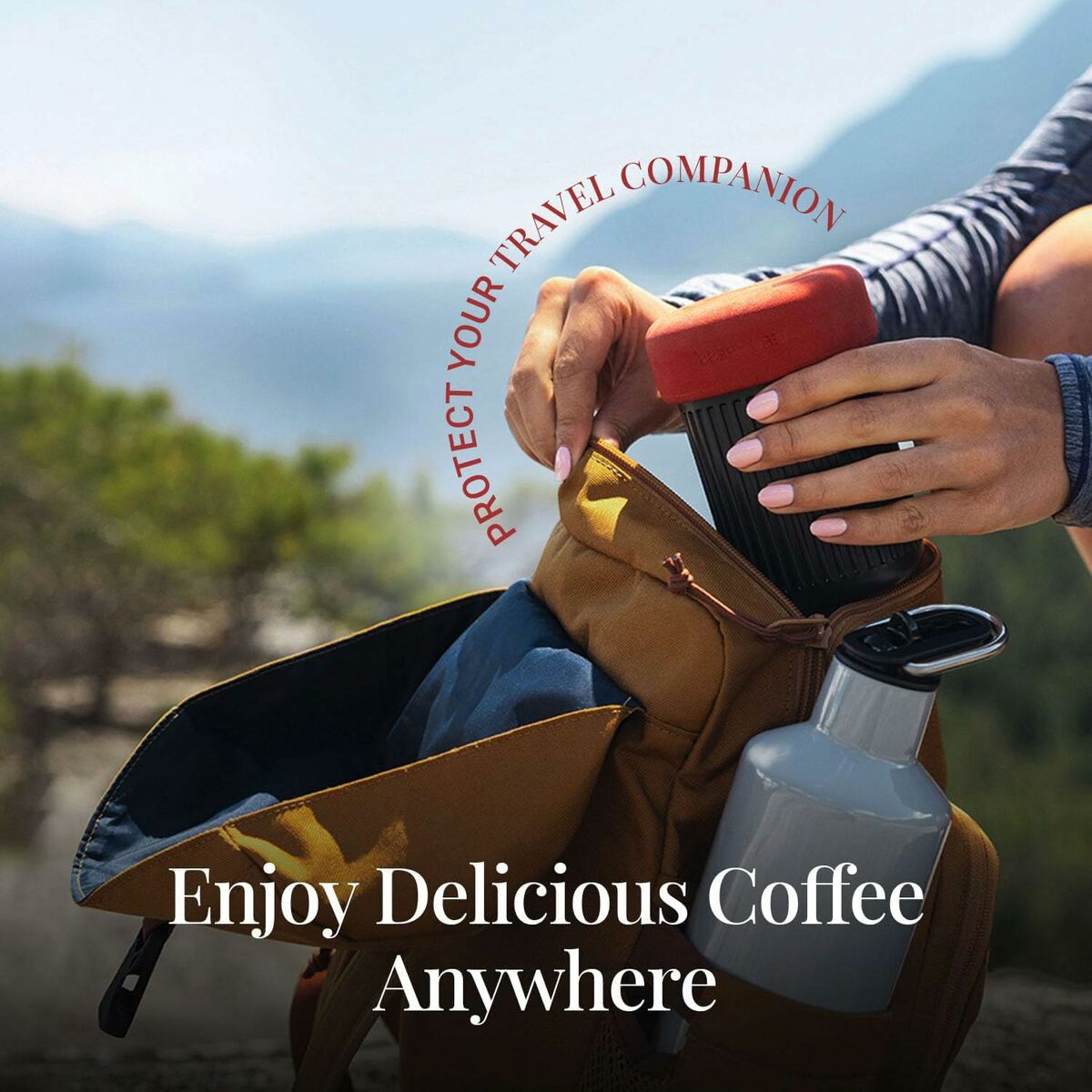 Cafetera Portátil Aeropress Go Negro 3 Tazas