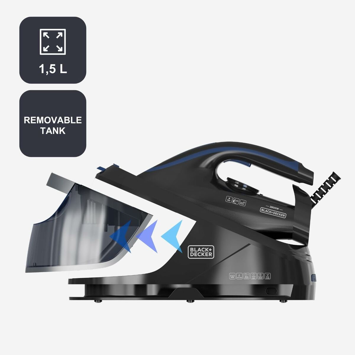 Plancha de Vapor Black & Decker ES9180320B 2800 W