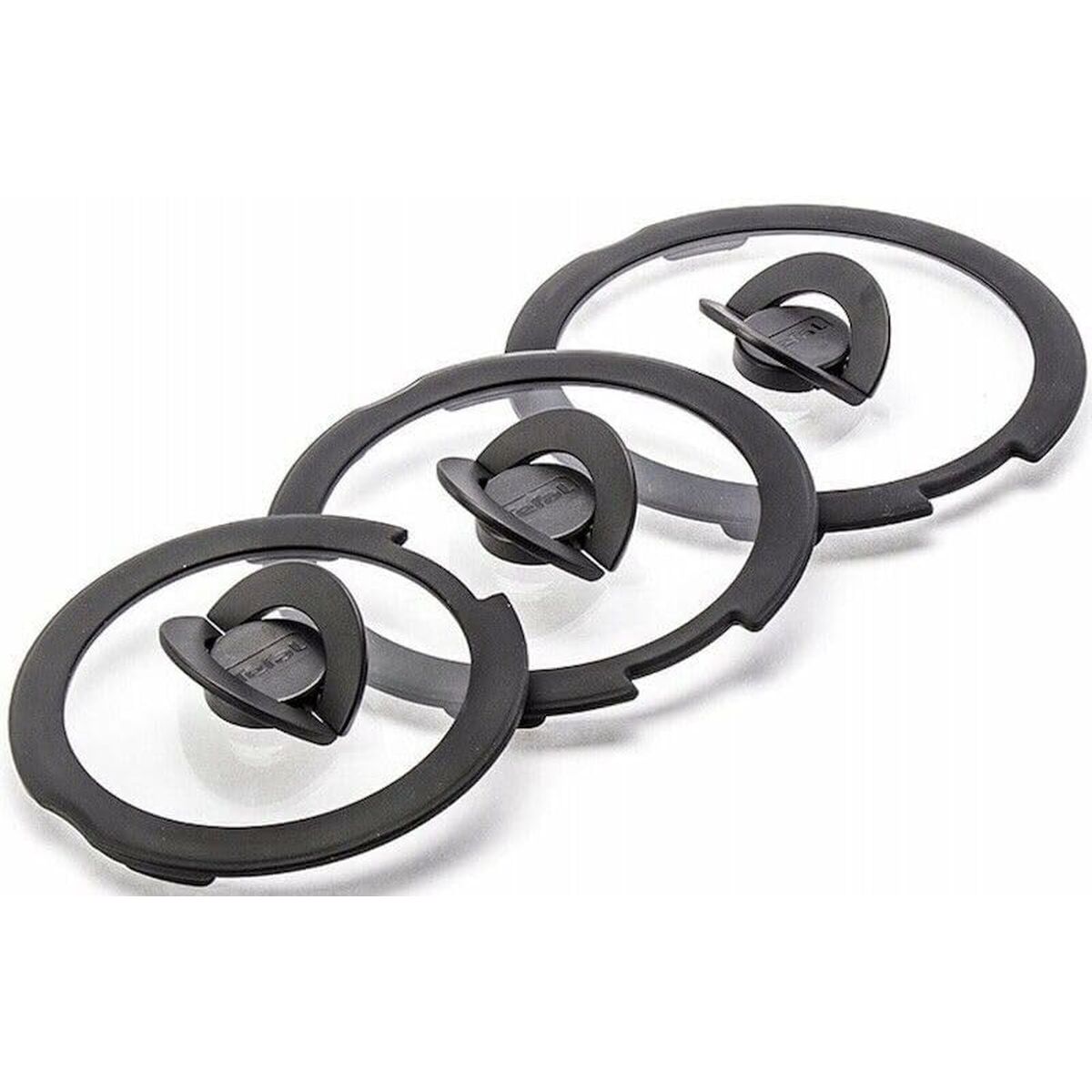 Batería de Cocina Tefal L897SB74 Negro Rojo Acero 11 Piezas