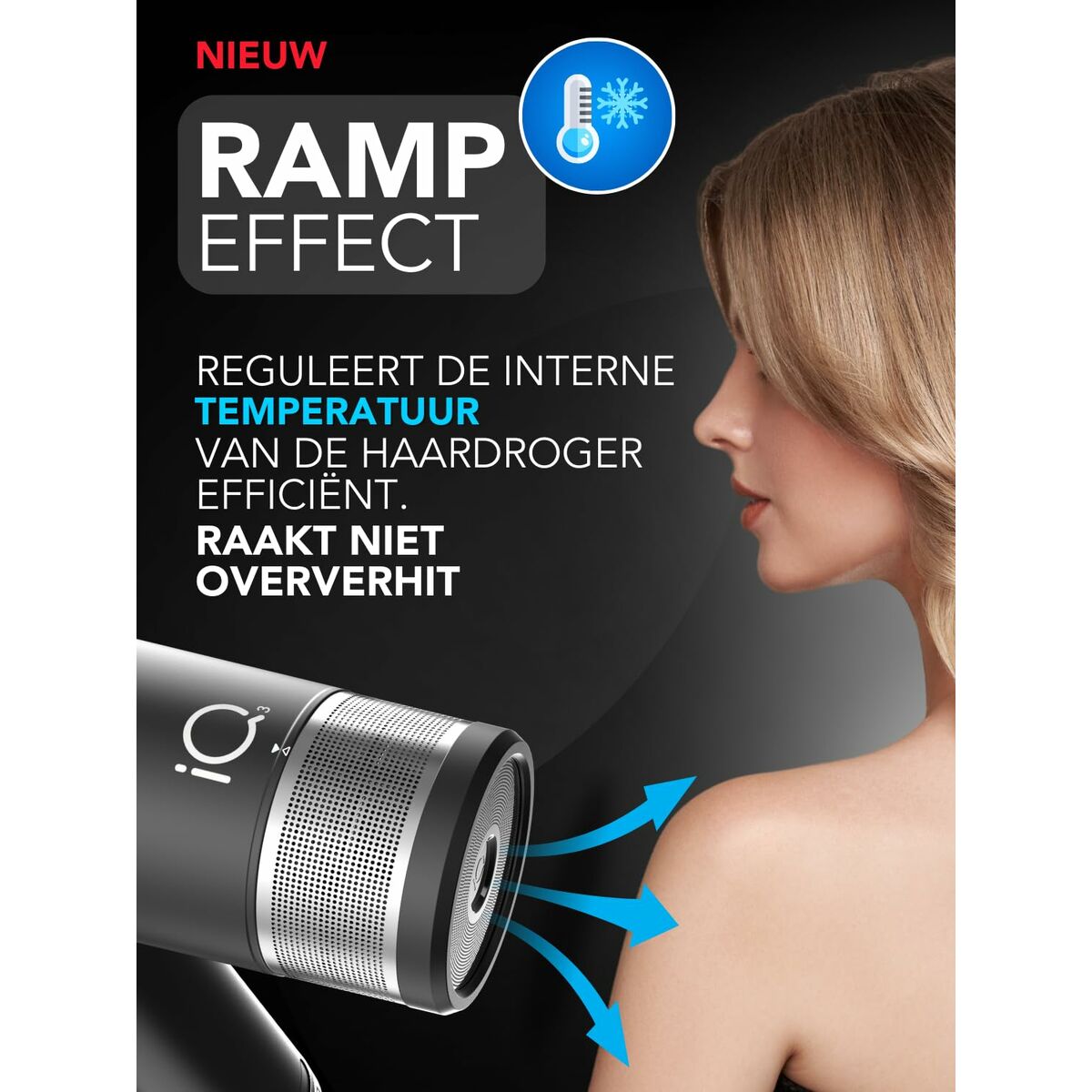 Secador de Pelo Gama Professional PH6080BK Negro 1600 W