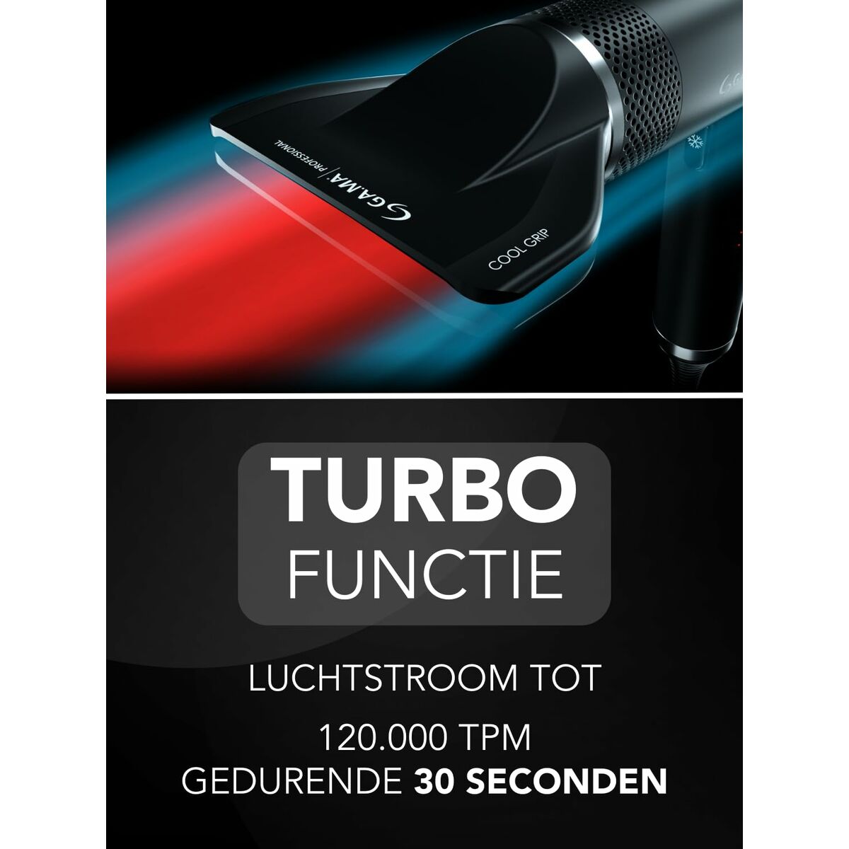 Secador de Pelo Gama Professional PH6080BK Negro 1600 W