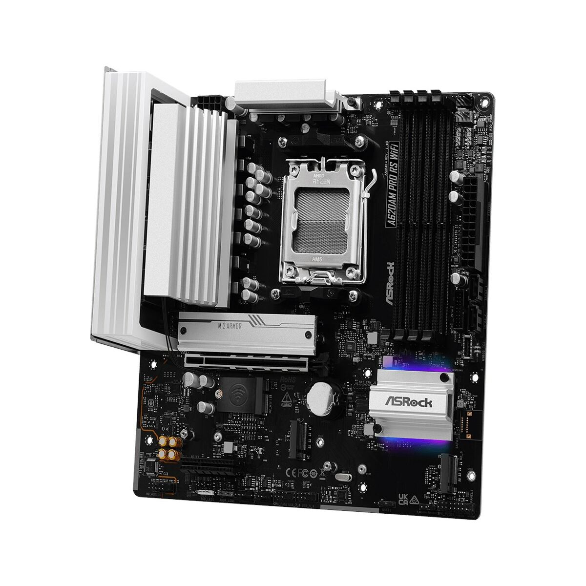 Placa Base ASRock A620AM PRO RS WIFI AMD AM5 AMD A620