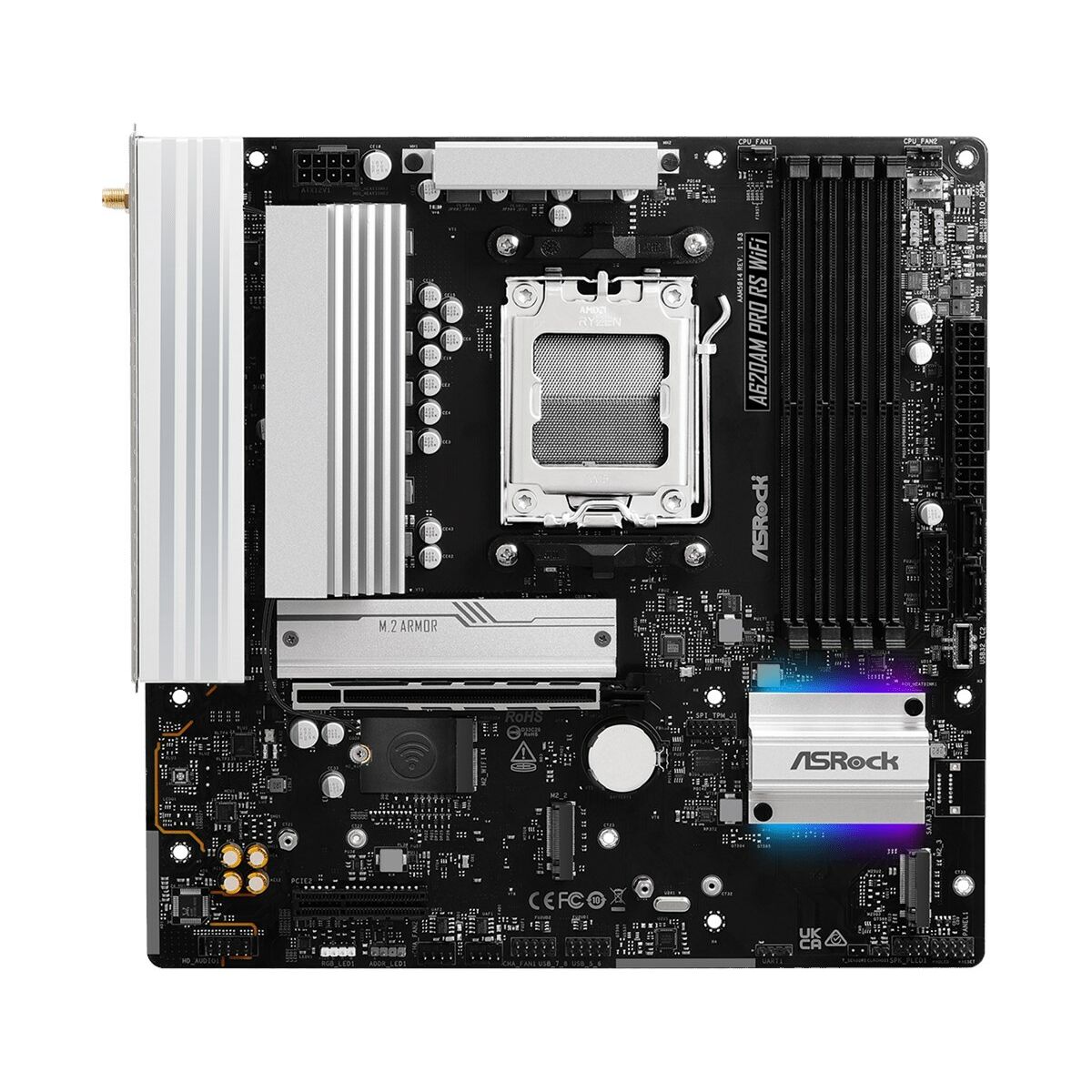 Placa Base ASRock A620AM PRO RS WIFI AMD AM5 AMD A620