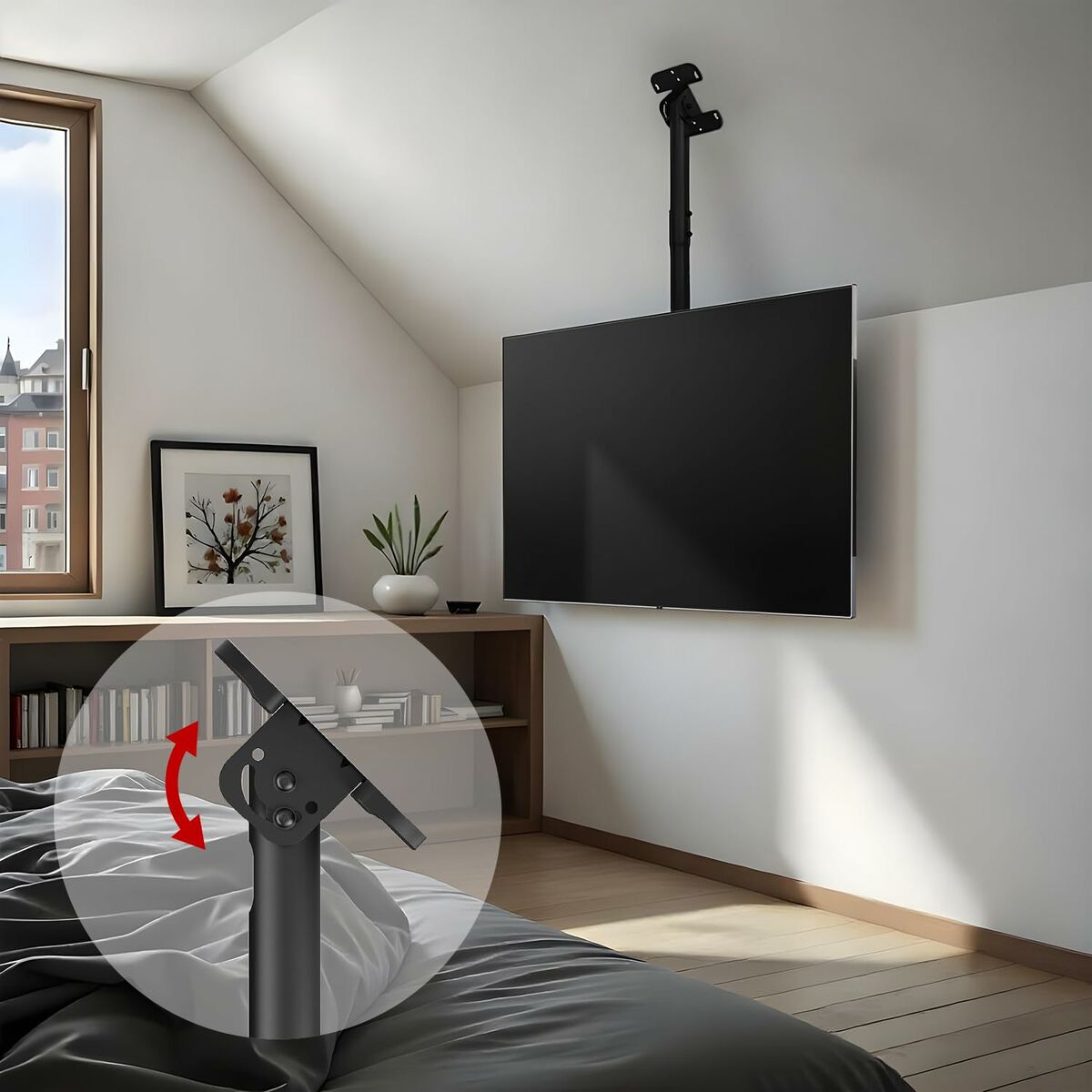 Soporte de Mesa para Pantalla MacLean MC-112 B 86" 43"