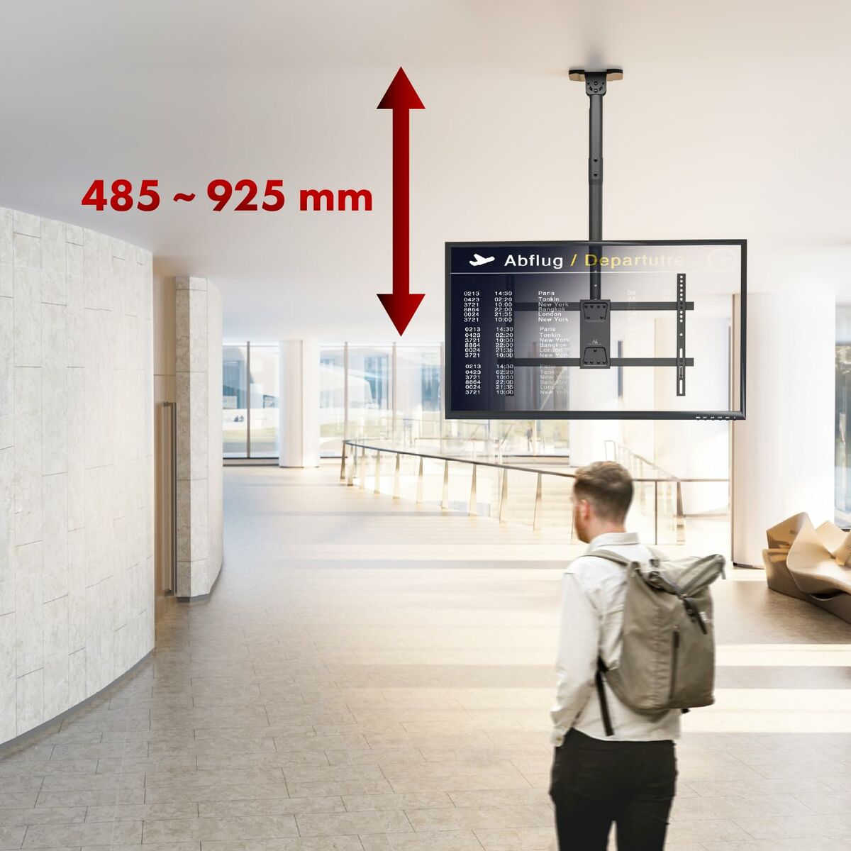 Soporte de Mesa para Pantalla MacLean MC-112 B 86" 43"