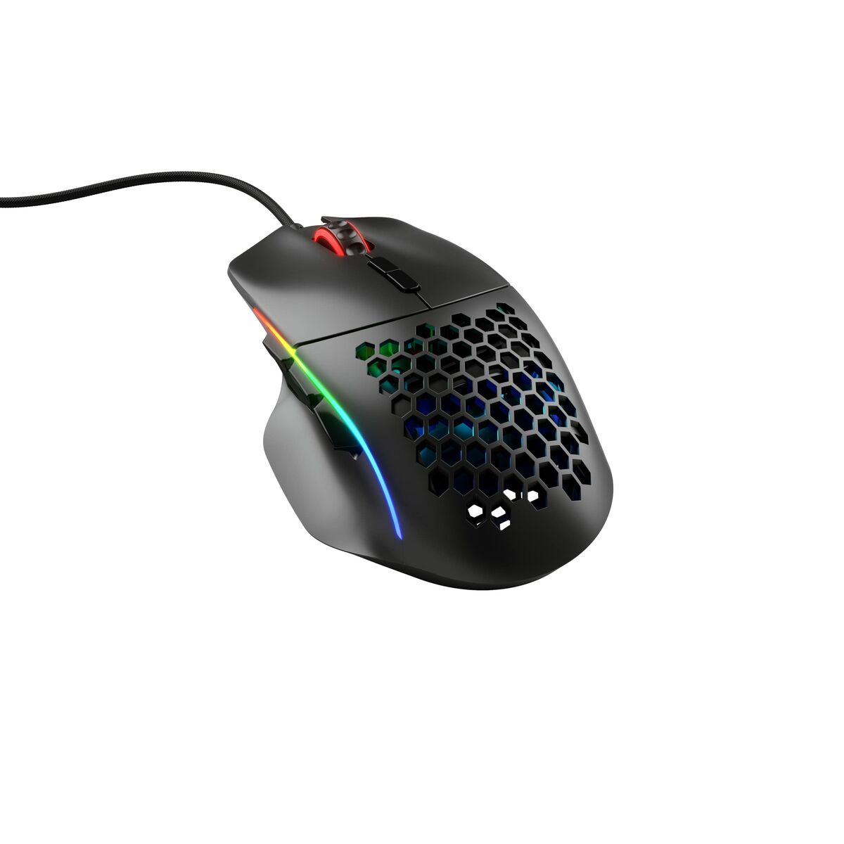 Ratón NO NAME GLO-MS-I-MB Negro Multicolor 19000 DPI