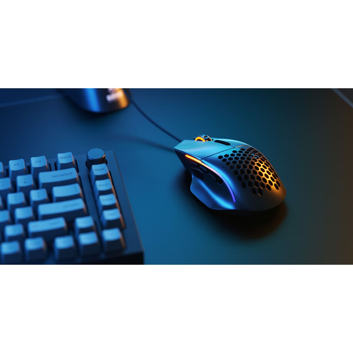 Ratón NO NAME GLO-MS-I-MB Negro Multicolor 19000 DPI