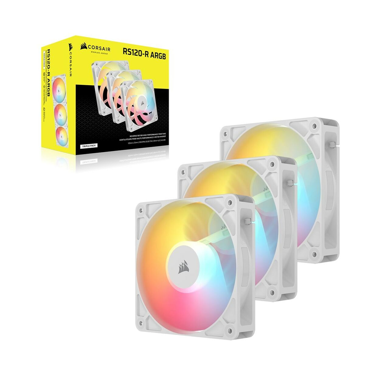 Ventilador de Caja Corsair 540141 Ø 12 cm (3 Unidades)