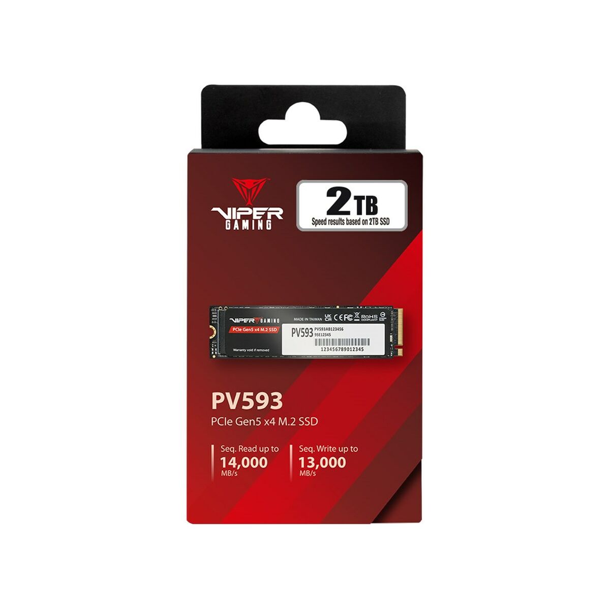 Disco Duro Patriot Memory PV593P2TBM28H 2 TB SSD