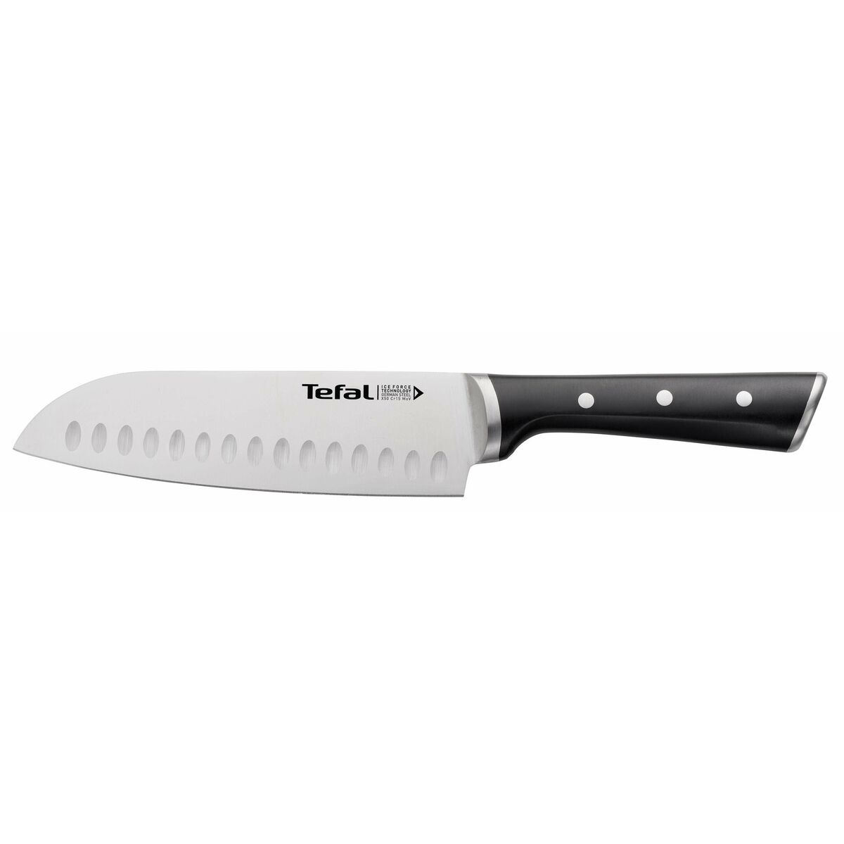 Cuchillo de Cocina Tefal K23206 18 cm Negro Mediano Acero Inoxidable