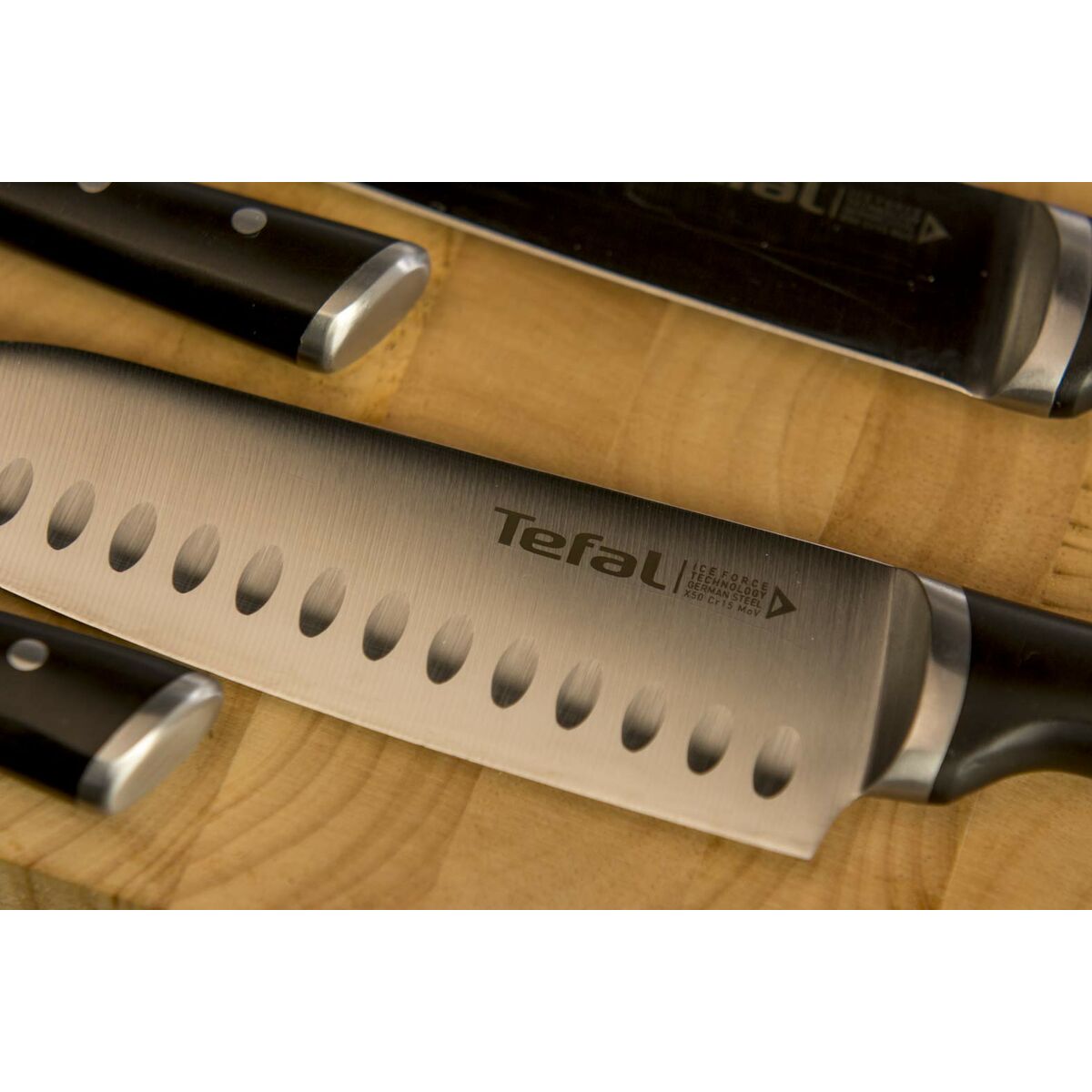 Cuchillo de Cocina Tefal K23206 18 cm Negro Mediano Acero Inoxidable