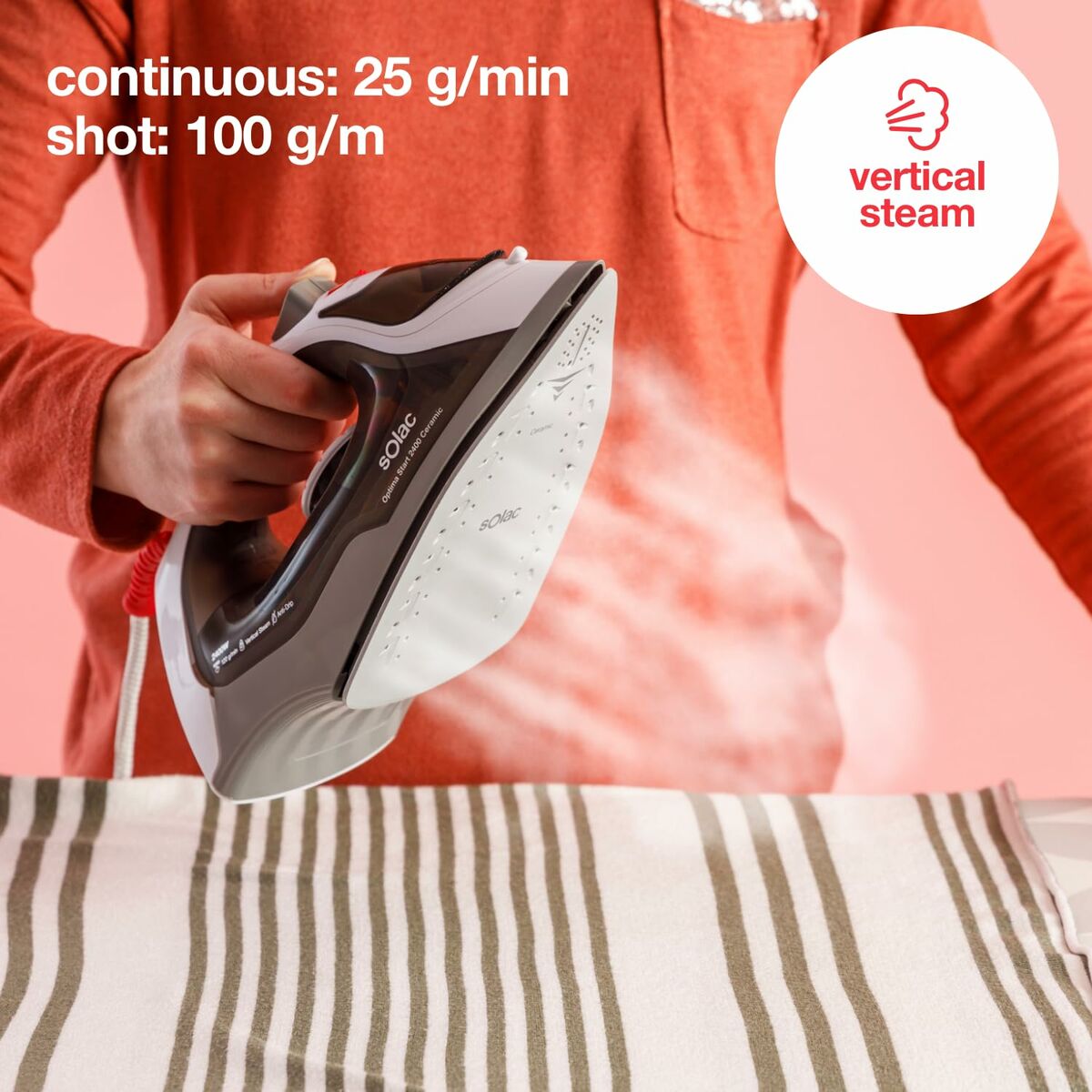 Plancha de Vapor Solac PV2001 2200 W