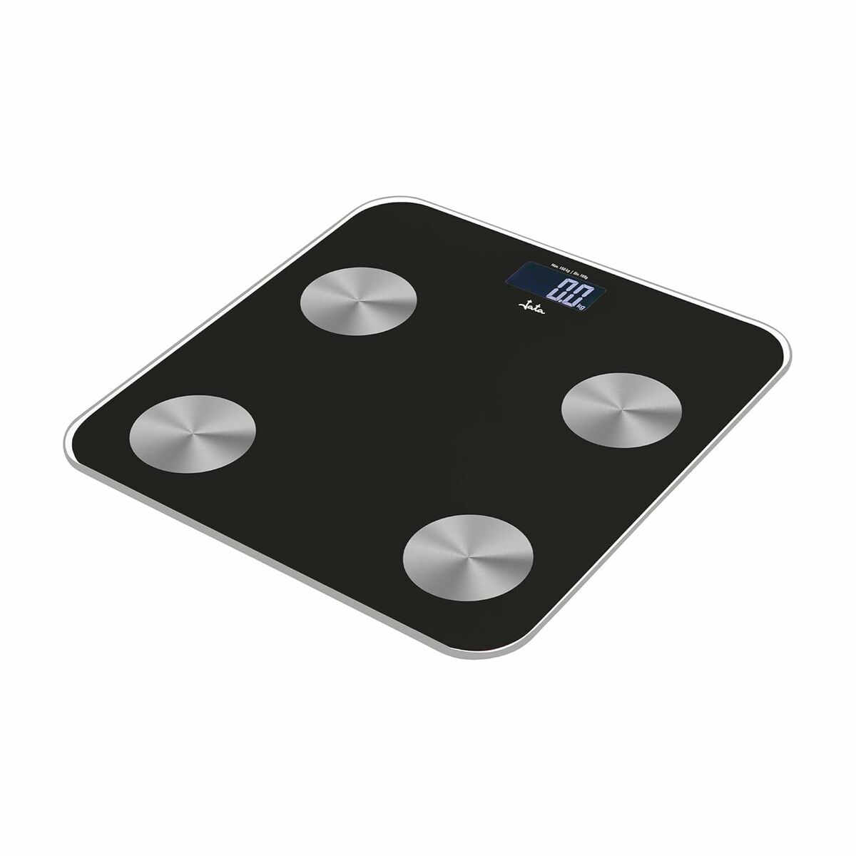 Báscula Digital de Baño JATA HBAS1155 Negro Vidrio Cristal Templado 180 kg