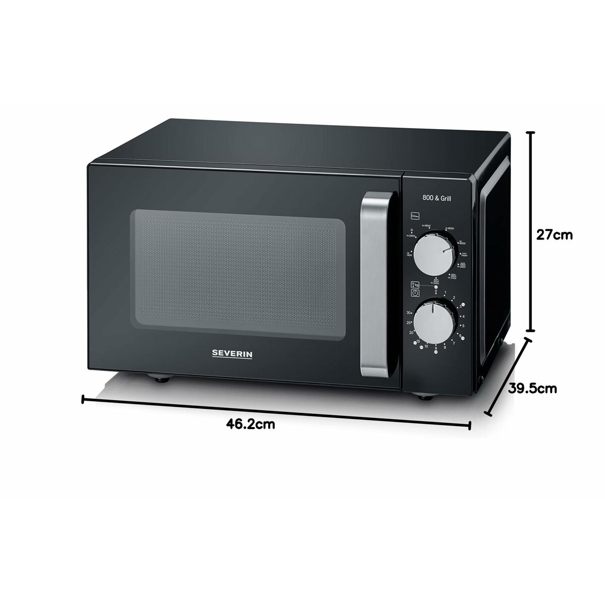 Microondas Severin 7762        20L Negro 1000 W 20 L