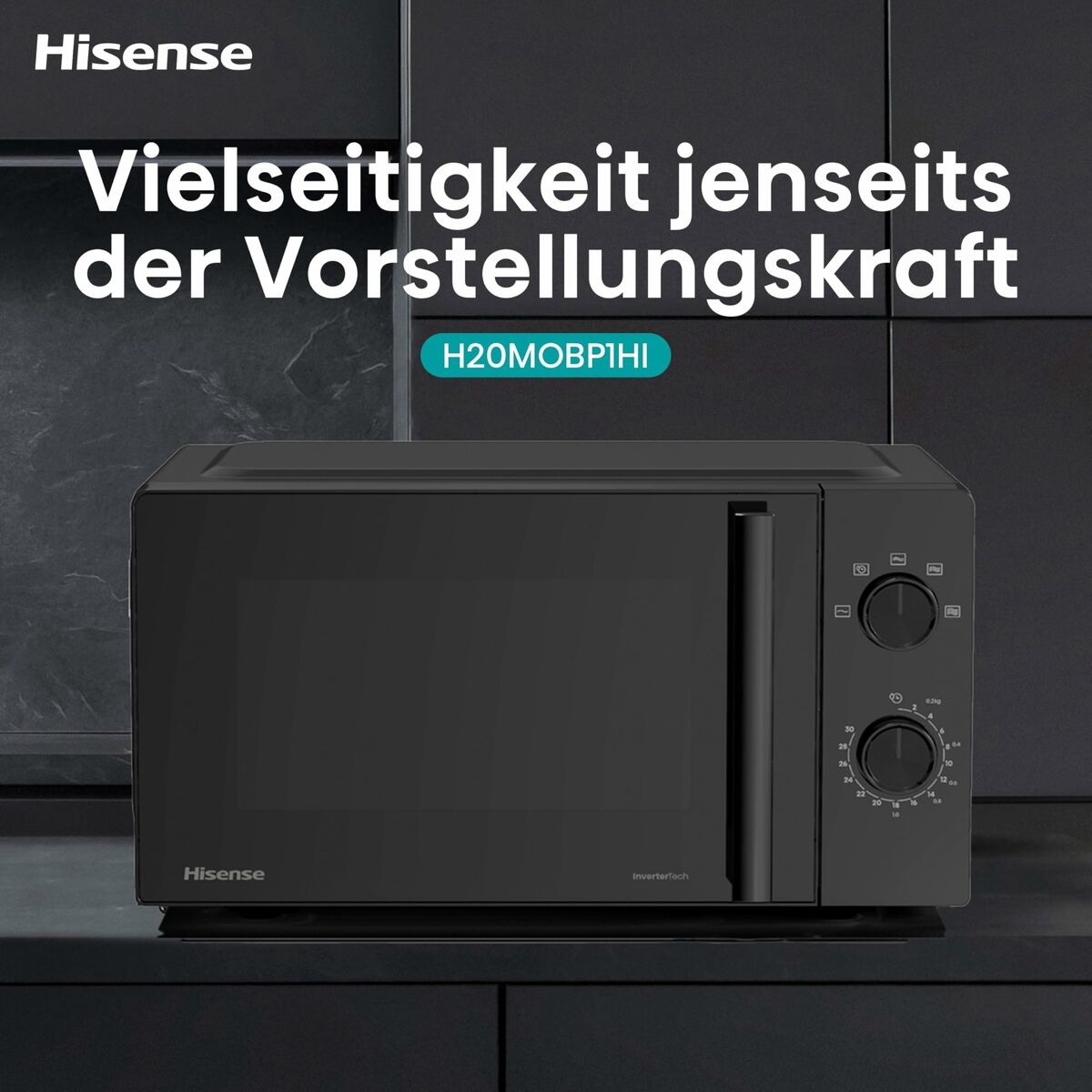 Microondas Hisense H20MOBP1HI Negro 700 W 20 L