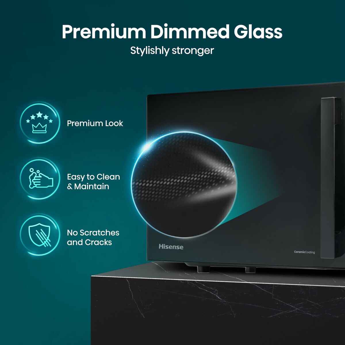 Microondas Hisense H20MOBP1HI Negro 700 W 20 L