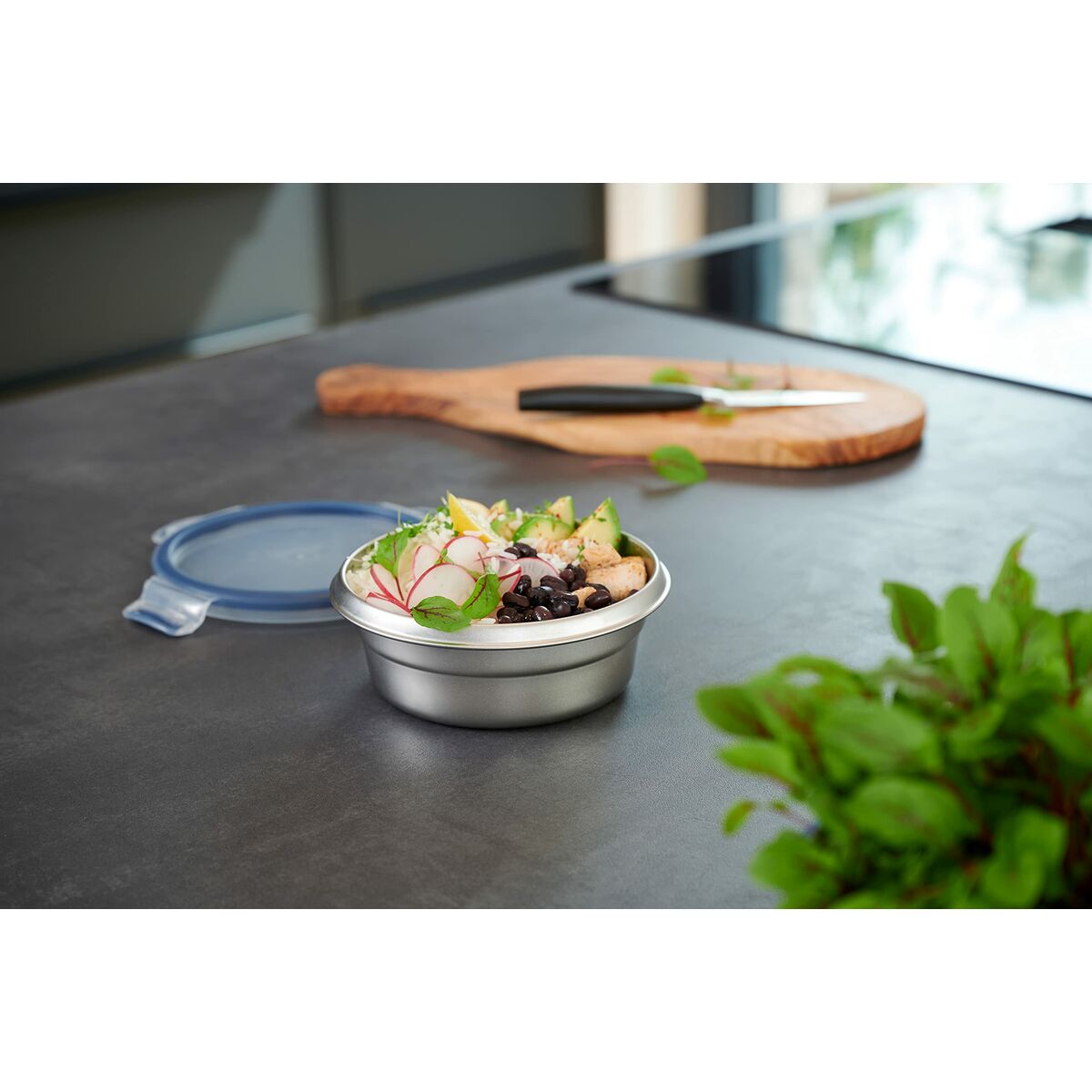 Fiambrera Tefal N11502 Plateado Acero Inoxidable Rectangular 0,72 l