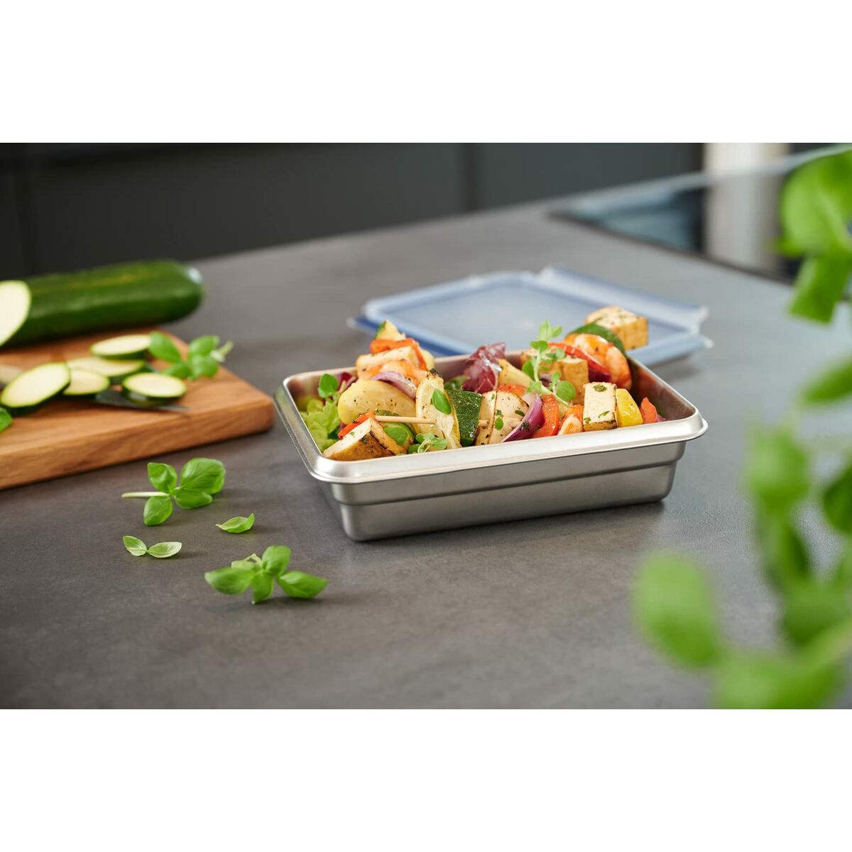 Fiambrera Tefal N11505 Plateado Acero Inoxidable Rectangular 1,2 L