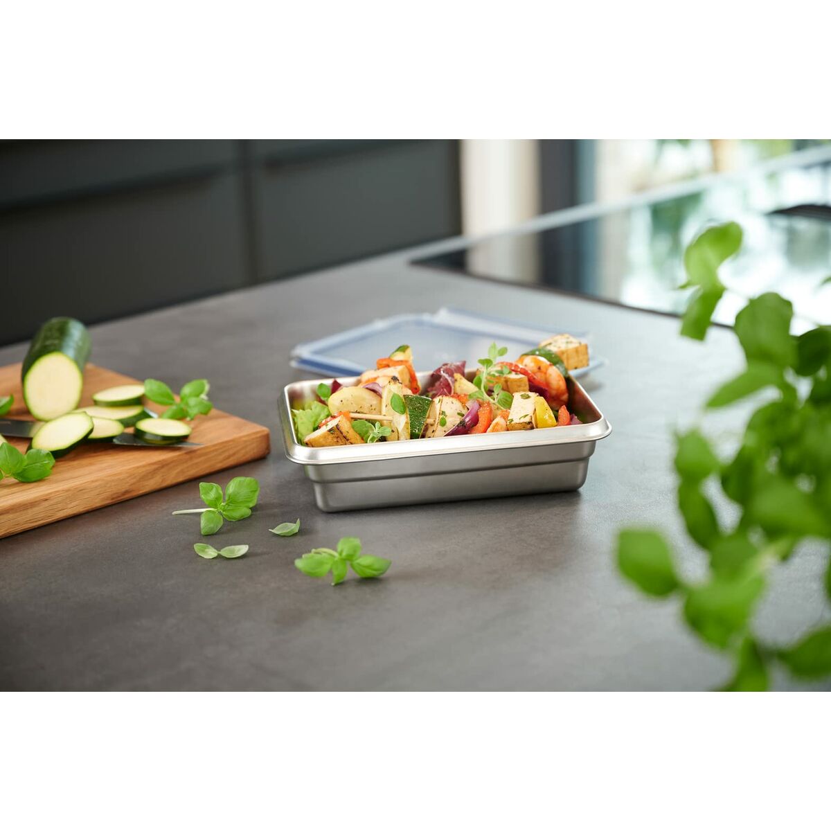 Fiambrera Tefal N11505 Plateado Acero Inoxidable Rectangular 1,2 L