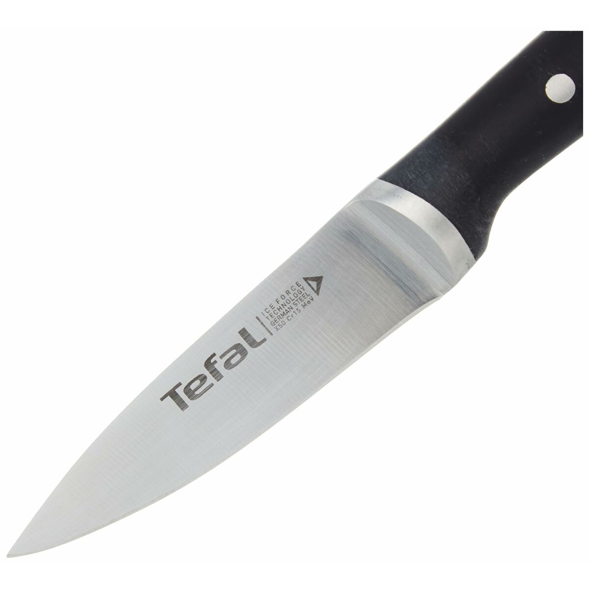 Cuchillo de Cocina Tefal K2320514 ICE FO Negro Acero Inoxidable 9 cm
