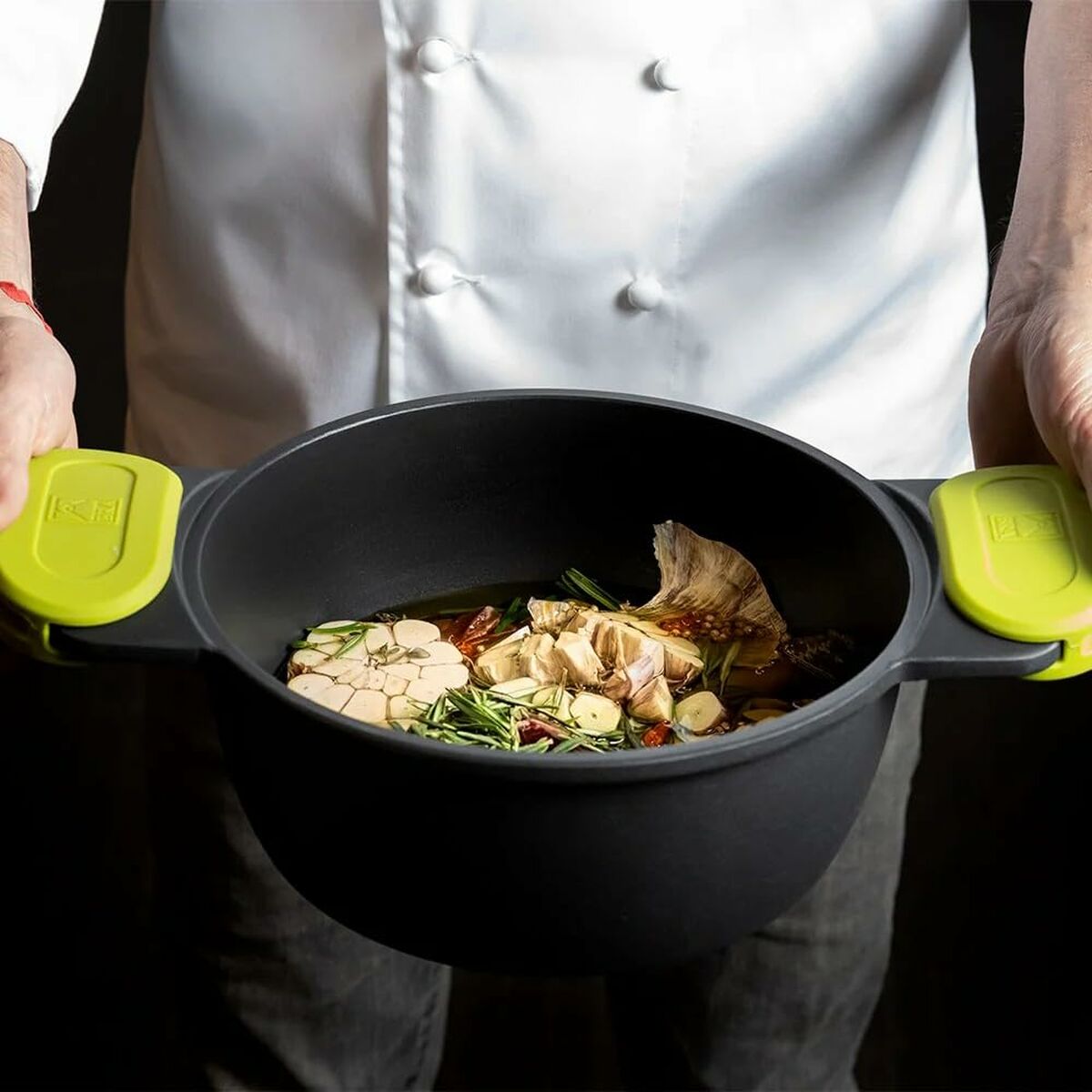 Cacerola BRA FOODIE     24CM Negro Ø 24 cm