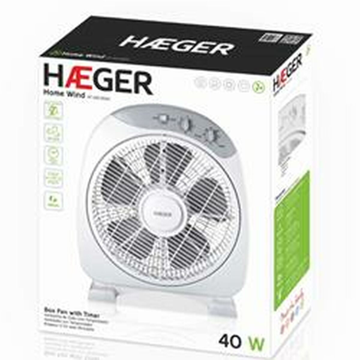Ventilador de Suelo Haeger FF012004A Blanco (Reacondicionado A)