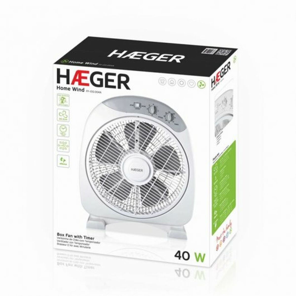Ventilador de Suelo Haeger FF012004A Blanco (Reacondicionado A)