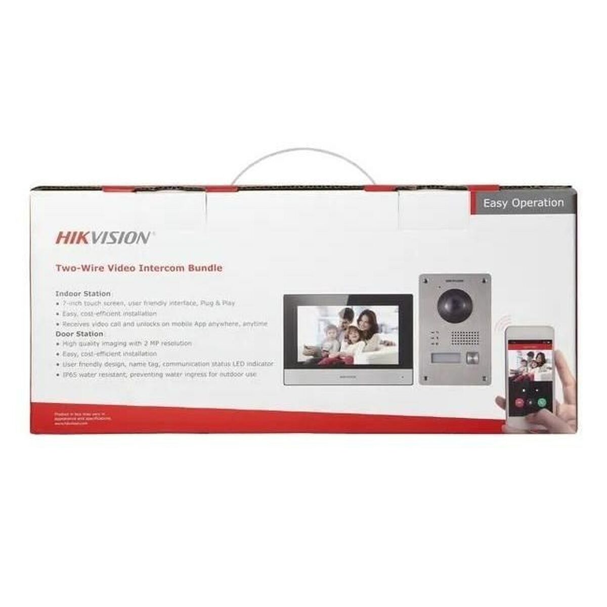 Videoportero Inteligente Hikvision HD-VIS-02-W (Reacondicionado A)