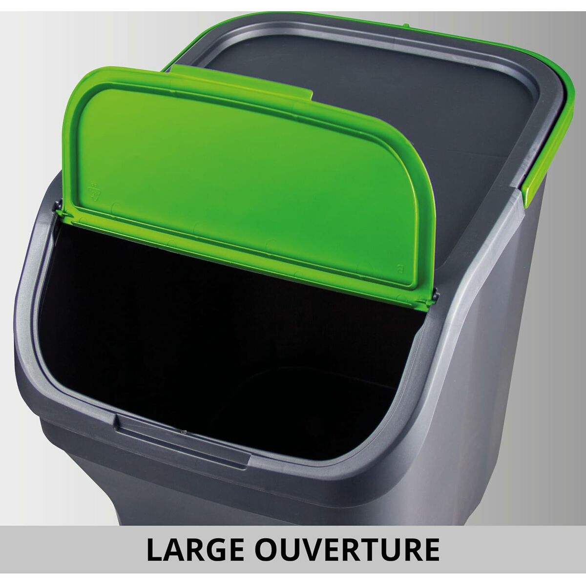 Cubo de Basura para Reciclaje Mondex Stack N' Sort 25 L Con Tapa 40 x 30 x 34 cm (Reacondicionado A)