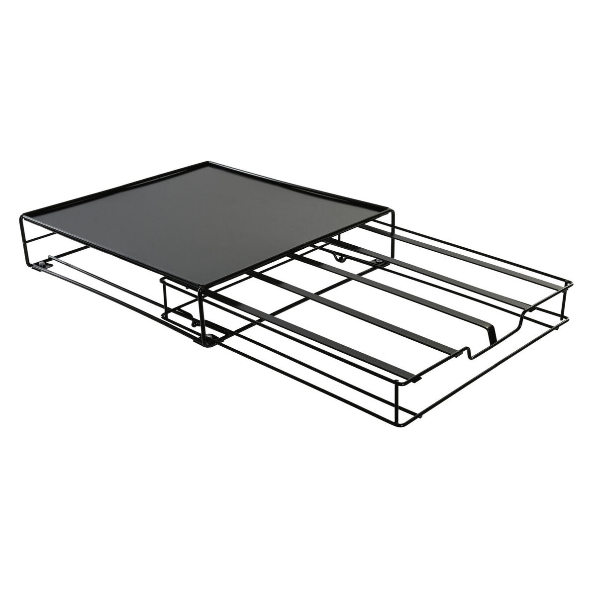 Organizador de Cápsulas de Café DKD Home Decor Negro Metal (Reacondicionado A)