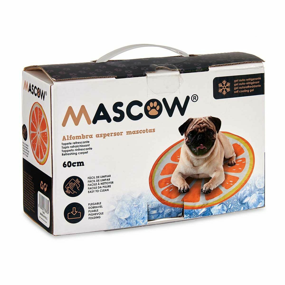Esterilla Refrigerante para Mascotas Mascow TOY88521 Naranja (Reacondicionado A)