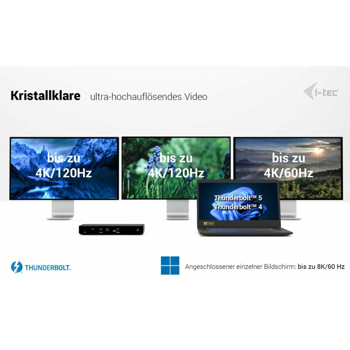 Dockstation i-Tec TB4TRIPLEDOCKPD