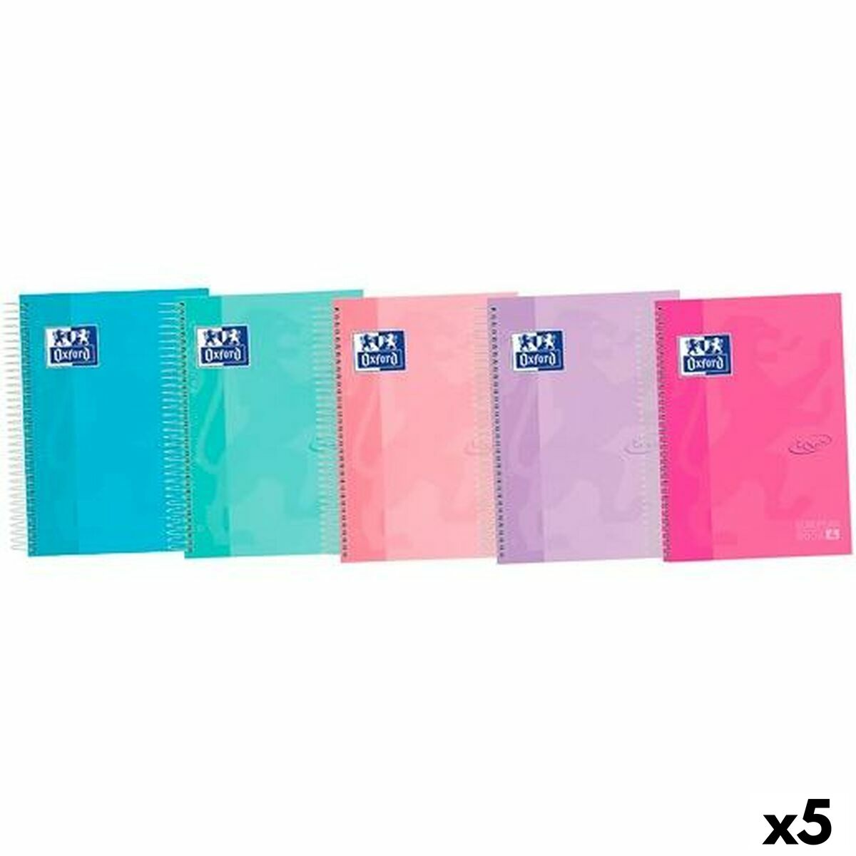 Libreta de Anillas Oxford EUROPENANBOOK 4 TOUCH Multicolor A4 120 Hojas (5 Unidades)