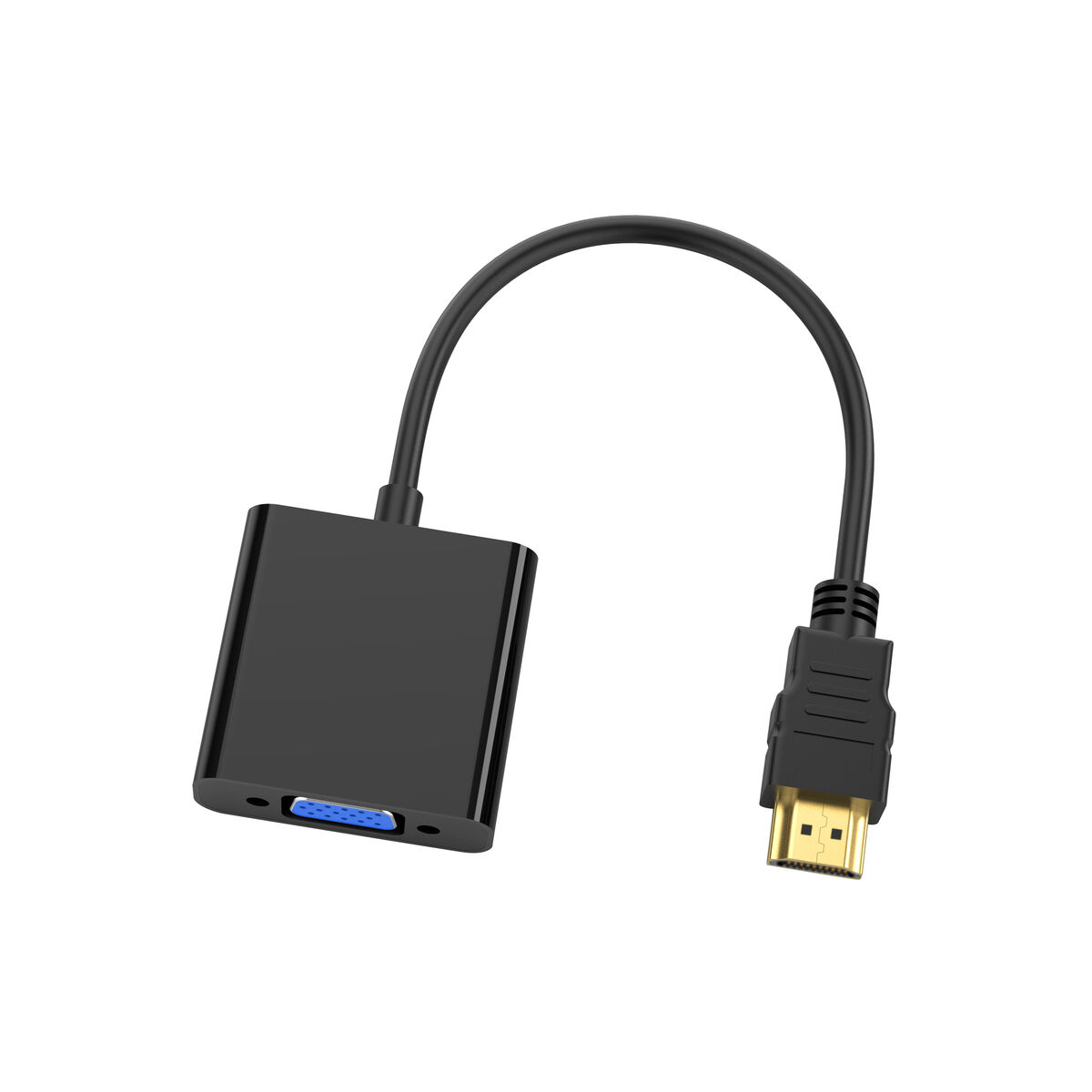 Adaptador HDMI a VGA Conceptronic 1080P Negro 25 cm