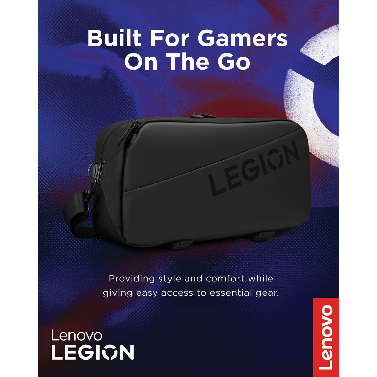 Mochila Bandolera Multiusos Lenovo Legion Go Negro